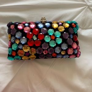 Rhinestone clutch purse